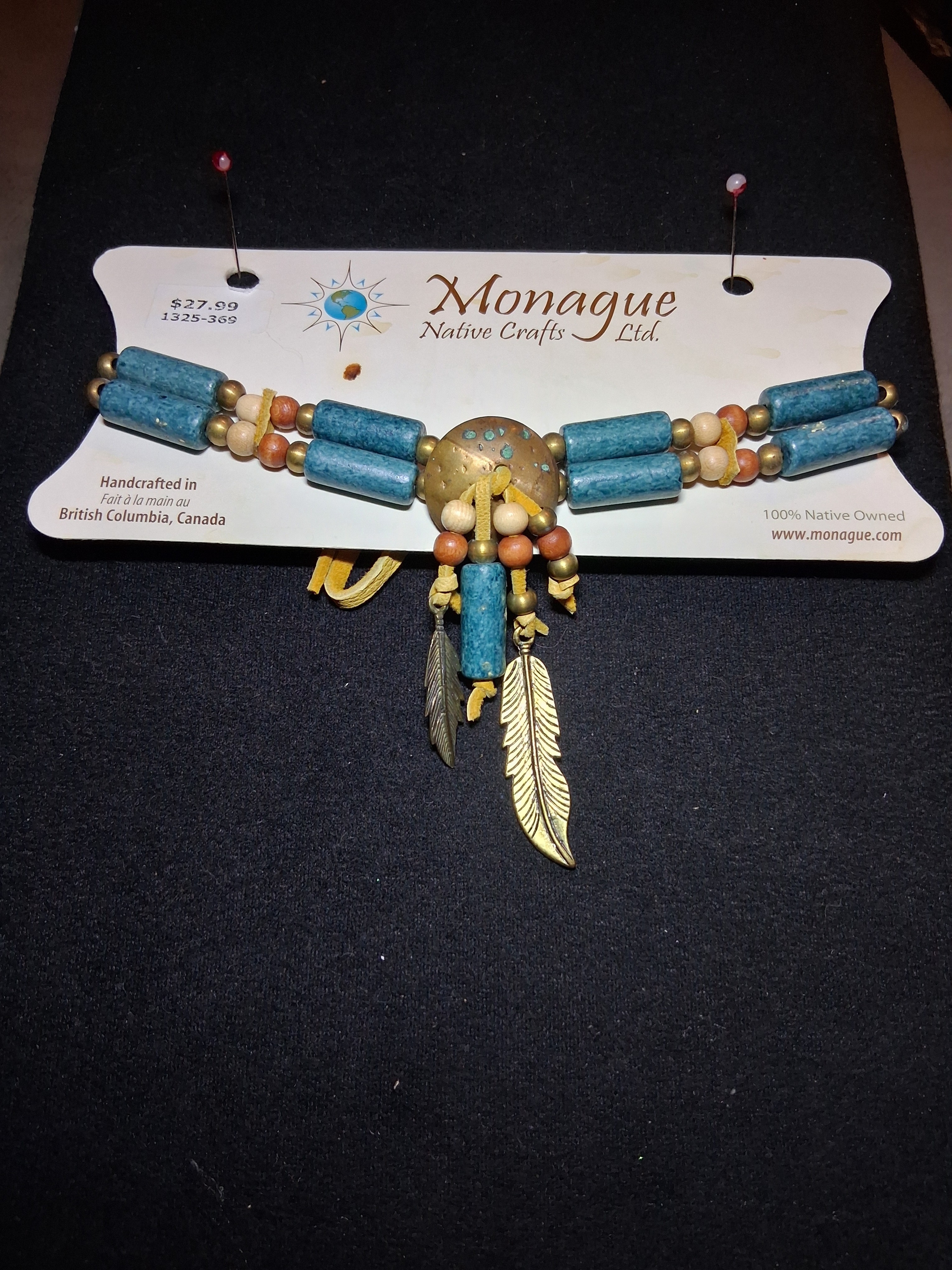 Monague Turquoise Beaded Choker
